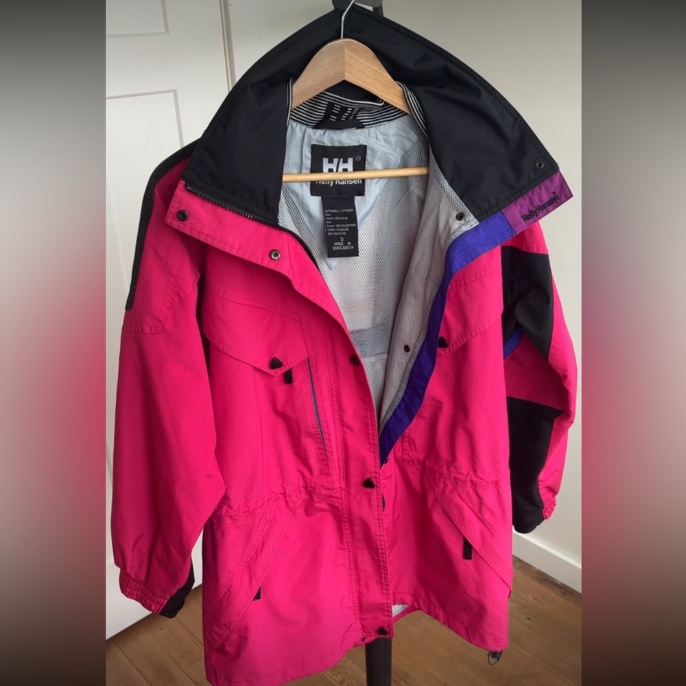 Helly Hansen Vintage 80s 90s Equipe Color Block Ski Jacket Size S